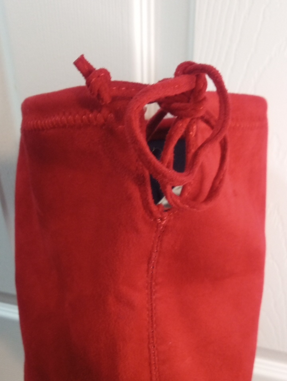 FASHION NOVA RED THIGH HIGH BOOTS - Picture 12 of 14